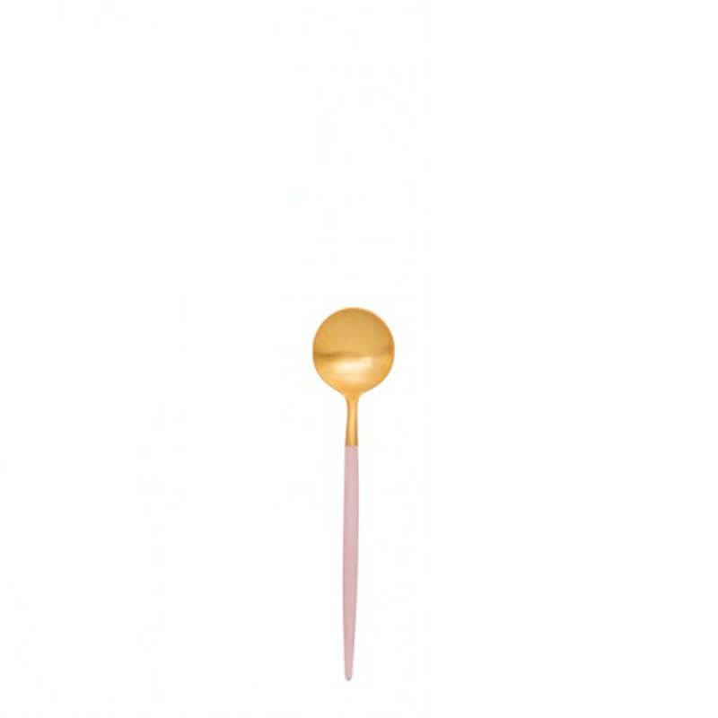 Cutipol-goa-pink-matte-gold-teaspoon