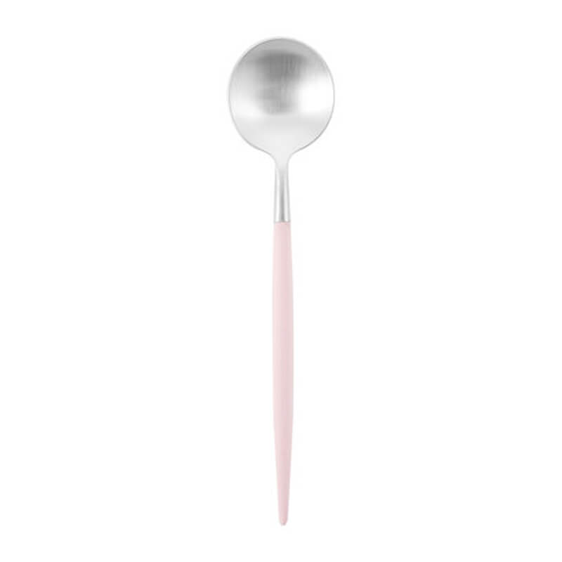 Cutipol-goa-spoon-pink-matte-silver